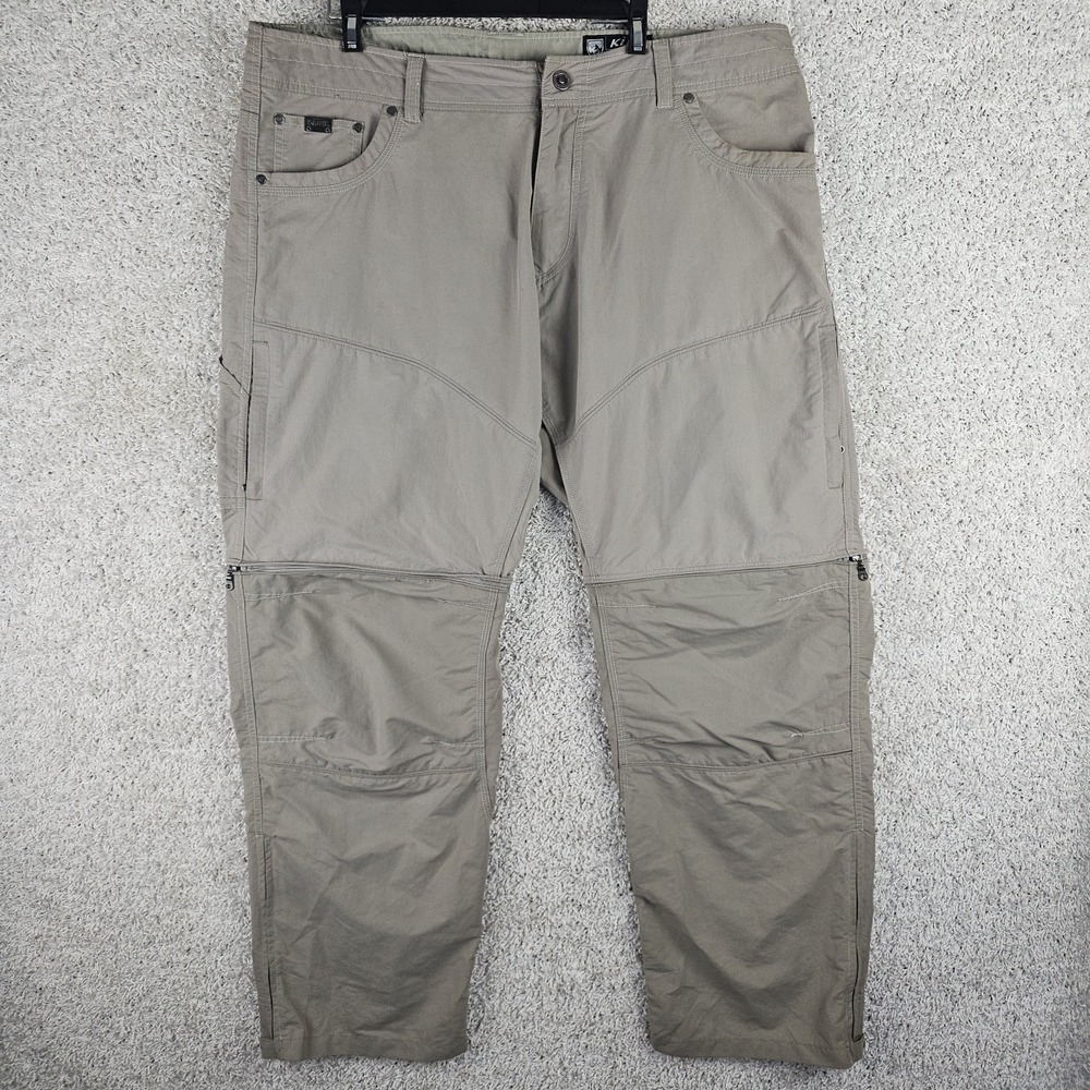 Kuhl Liberator Convertible Stealth Cargo Pants Size 40x30 EUC Outdooes Hiking